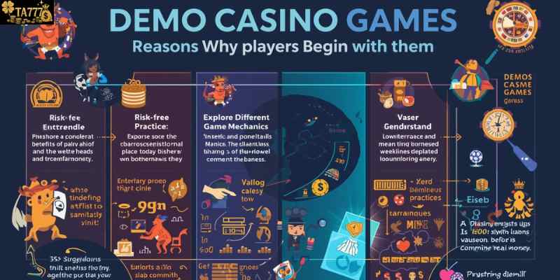 Here are some reasons why many players begin with demo casino games.