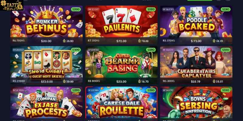 Online casinos offer a wide variety of games in demo mode
